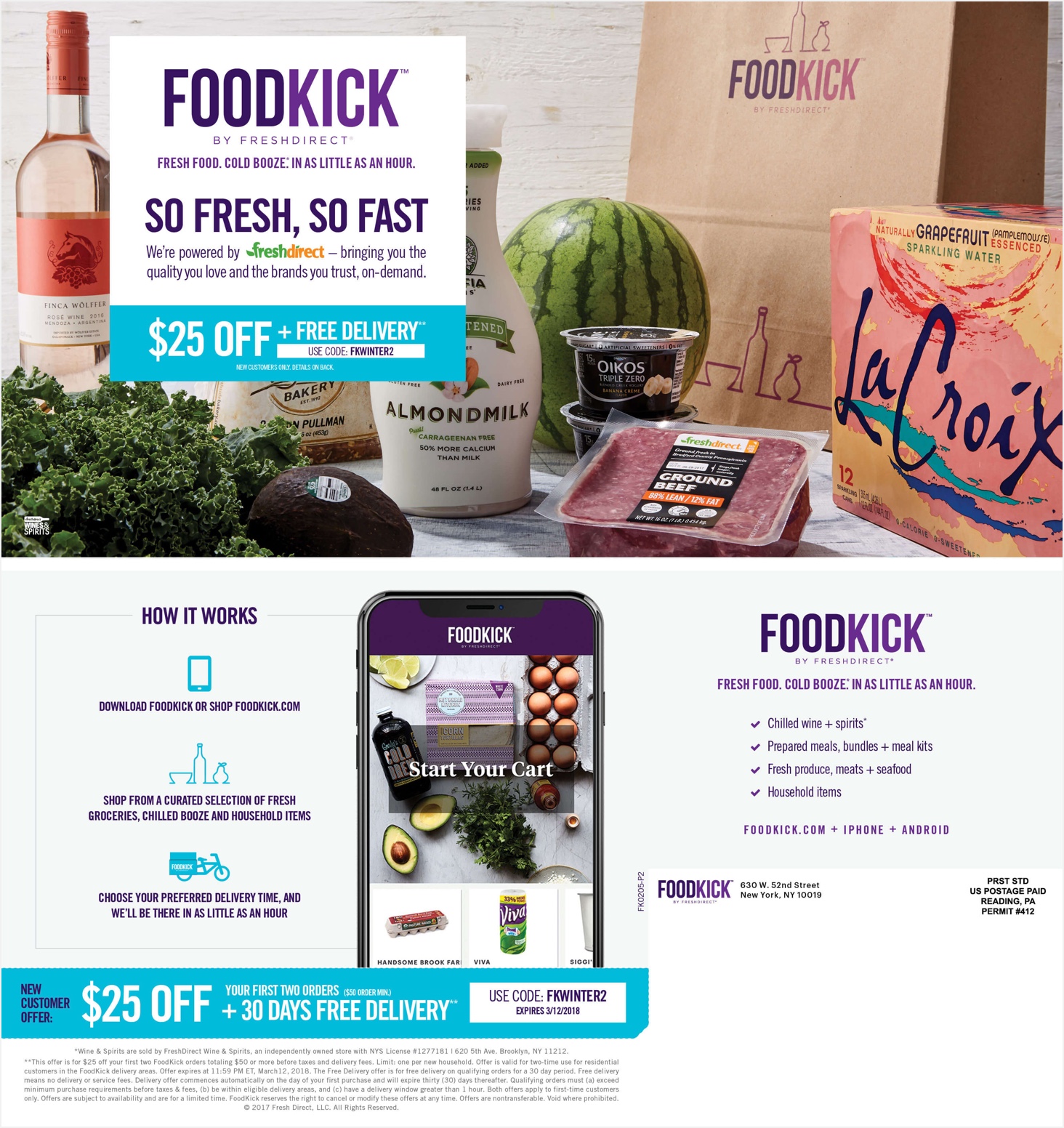FoodKick Mailings